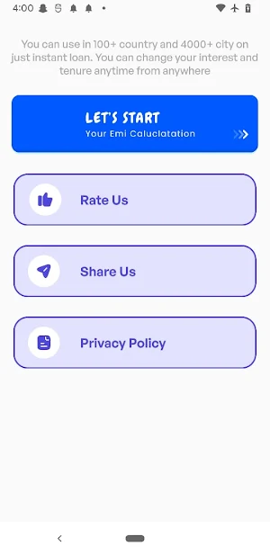 Account Emi Calculator Screenshot 0