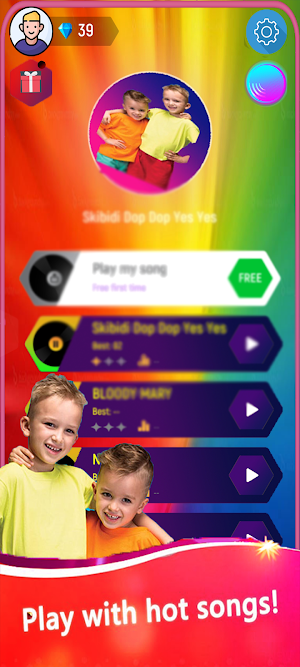 Vlad and Niki Dance Tiles Hop Screenshot 1