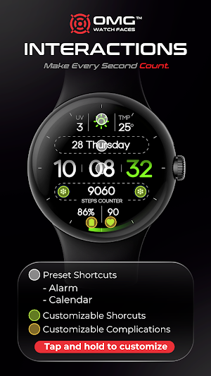 OMG 399 - Minimal Watch Face Screenshot 2