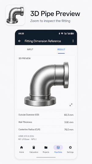 Pipefitter Calculator & Tools Screenshot 1