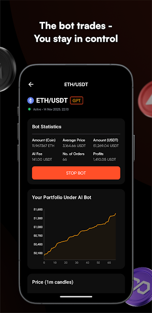 UNIEXC - AI Crypto Trading Bot Screenshot 1