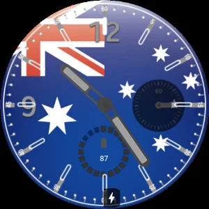 New Zealand Flag Watchface Screenshot 1