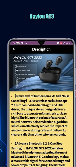 Haylou GT3 Screenshot 2