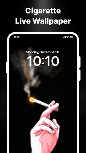 Cigarette Smoke Live Wallpaper Screenshot 0