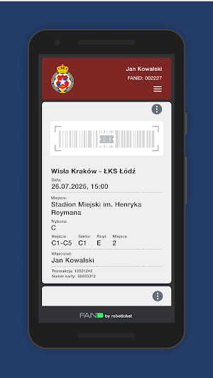 Bilety Wisła Kraków Screenshot 2