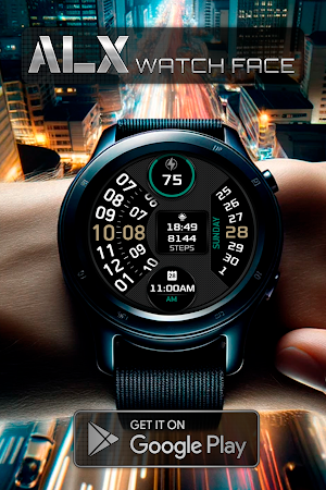 ALX06 Disk Watch Face Screenshot 3