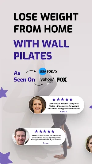 Wall Pilates: Fit Weight Loss Screenshot 0