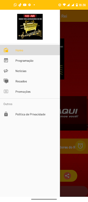 Rádio Web Adoradores do Rei Screenshot 3