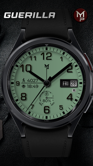 GUERILLA - Analog watch face Screenshot 1