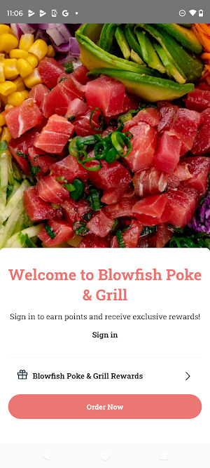 Blowfish Poké Hawaiian Grill Screenshot 0