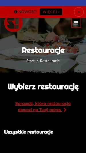 Sushi lovers Wrocław Screenshot 1