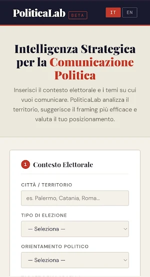 PoliticaLab Screenshot 0