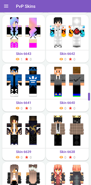 PvP Skins for Minecraft PE Screenshot 0