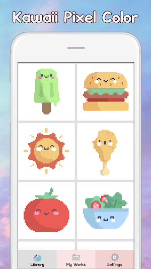 Kawaii Pixel - Color by Number Screenshot 0