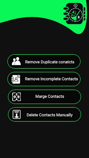 Duplicate contact remover and contact Fixer Screenshot 1