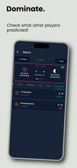 Predion - Football prediction Screenshot 1