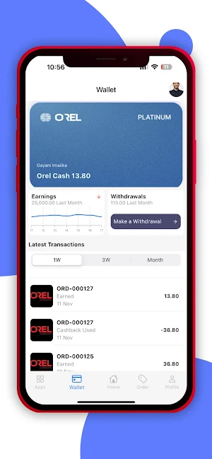 Orel Rewards Screenshot 1