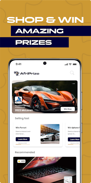 Afriprize Screenshot 0