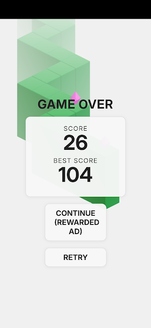 Tap & Regret – ZigZag Run Screenshot 2