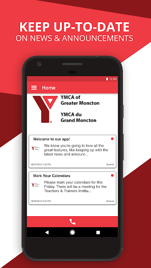 YMCA of Greater Moncton Screenshot 0