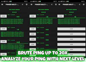MULTI PING - Brutal Ping ( PRO VERSION ) Screenshot 2