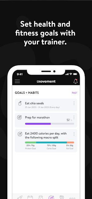 Movement Progress App Screenshot 2
