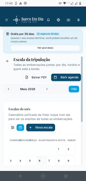 Barco em dia Screenshot 1