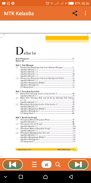 Buku Siswa Matematika Kelas 8 SMP/MTs Screenshot 1