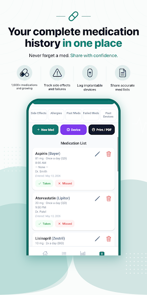 BPMedTracker-Blood Pressure Screenshot 1