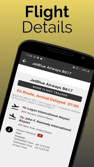 Hong Kong Airport: Flight Information Screenshot 3