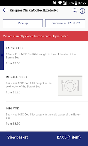 Krispies Fish and Chips Screenshot 1