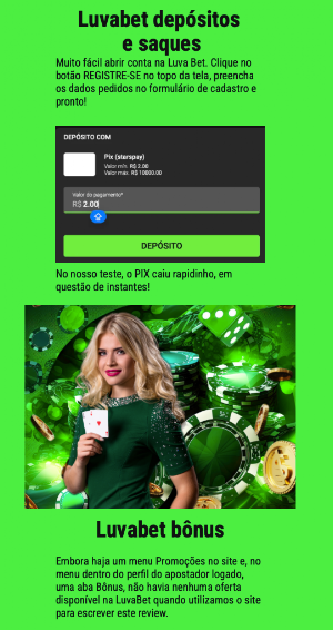 LUVA BET Screenshot 2