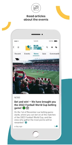 Blue Colibri Sport Screenshot 2