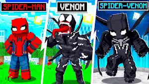 Spider Venom Skin Mod For MCPE Screenshot 1