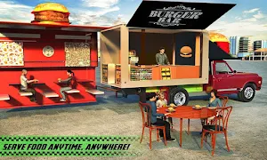 Food Truck Driving Simulator: Food Delivery Games Screenshot 1