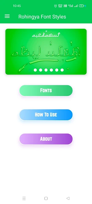 Rohingya Font Styles Screenshot 0