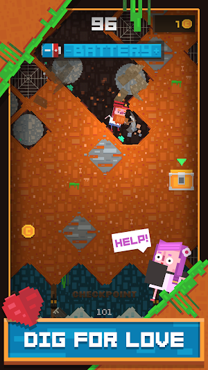 Diggerman - Arcade Gold Mining Simulator Screenshot 0