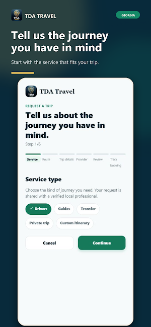 TDA Travel Screenshot 1