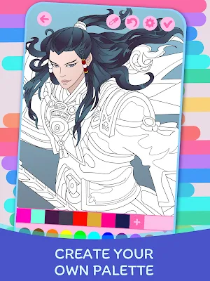 Anime Fantasy Coloring Book Screenshot 1