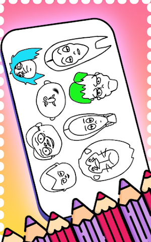 Wednesday Addams coloring book Screenshot 0
