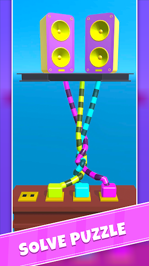 Tangle Rope 3D: Rope Puzzle Screenshot 0