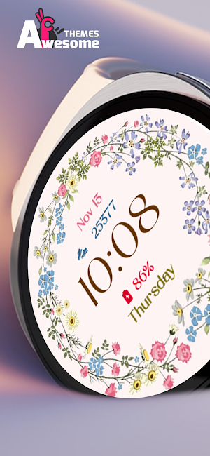 Blossom - Digital Watch Face Screenshot 2
