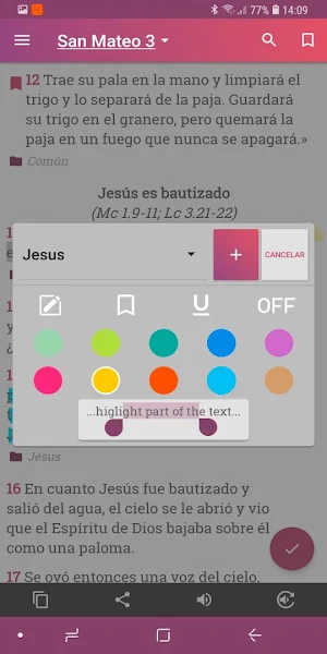 Bible DHH, Biblia Dios Habla Hoy (Spanish) Screenshot 2