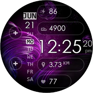 SuperGalaxy Watch Face Screenshot 3