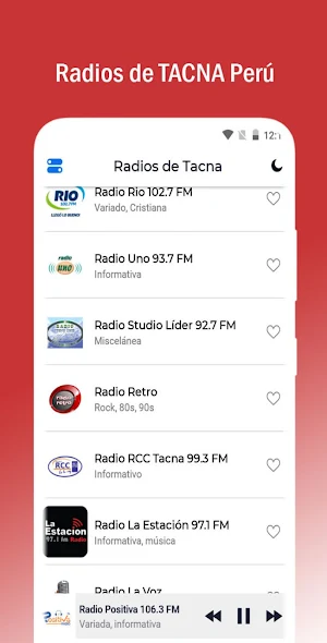 Radios de Tacna Screenshot 1