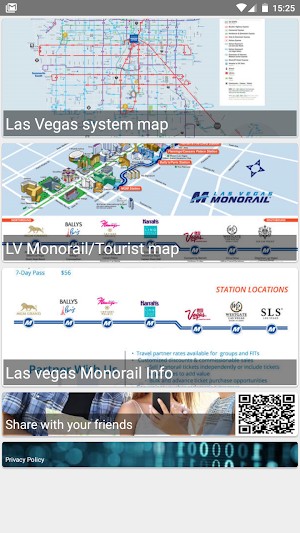 LAS VEGAS MONORAIL SYSTEM MAP Screenshot 0