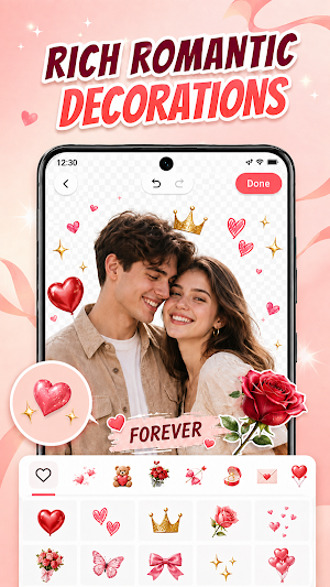 Romantic Emoji Sticker Maker Screenshot 3