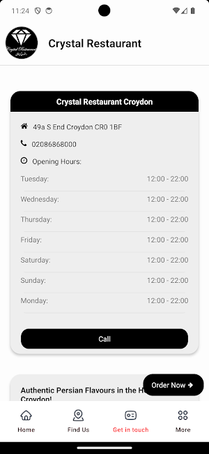 Crystal Restaurant Croydon Screenshot 2