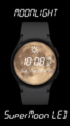 Moonlight Watch Face 01 Screenshot 2