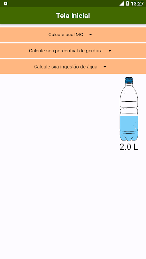 IMC, gordura no corpo e água Screenshot 0